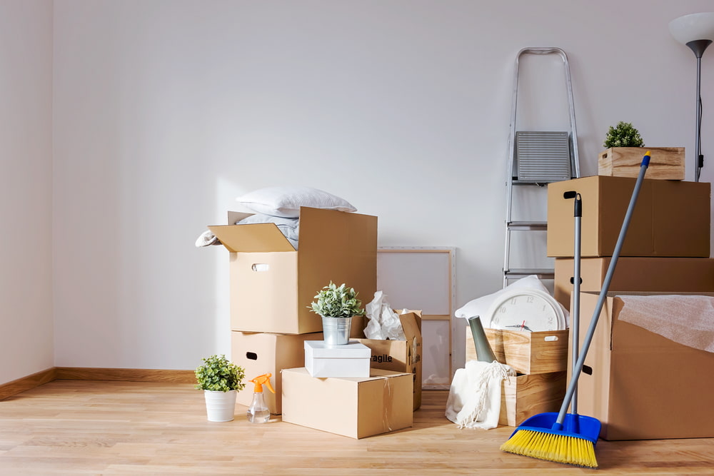 What does a move in cleaning include?