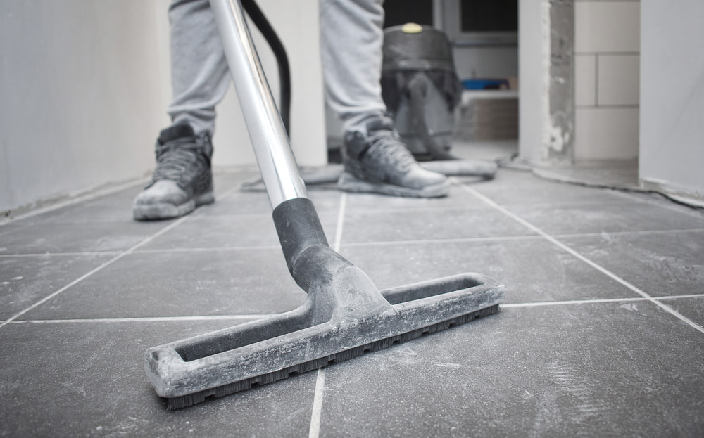How do I clean my house after construction?