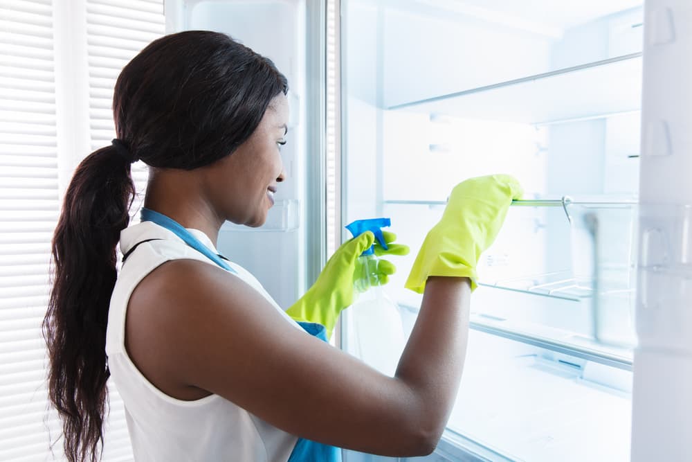 What is the best natural way to clean a fridge